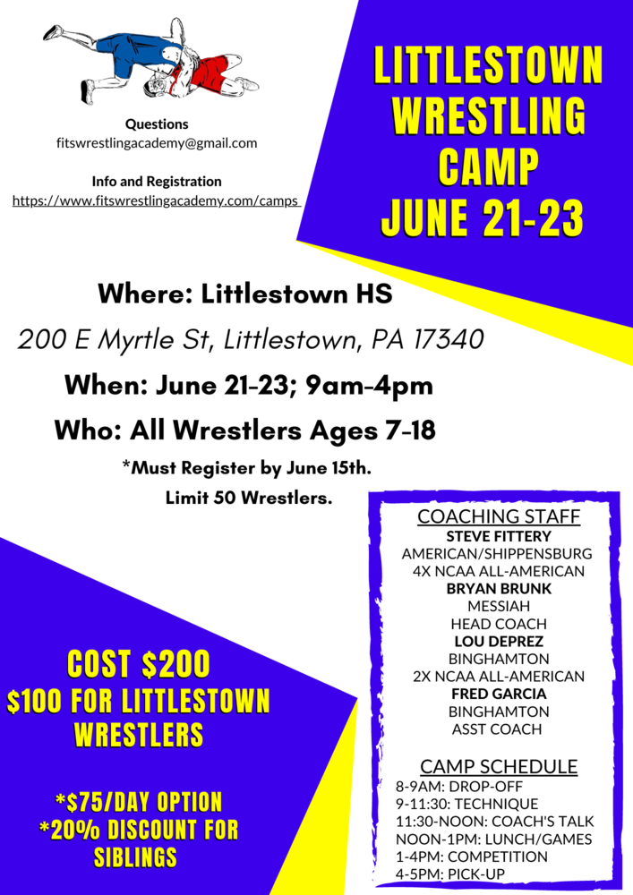 Littlestown Wrestling Camp