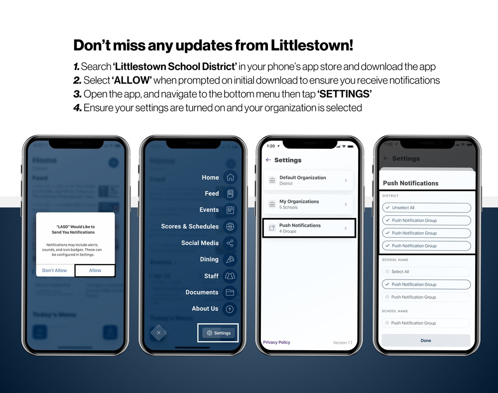 Have you downloaded the Littlestown School District App yet? Maple