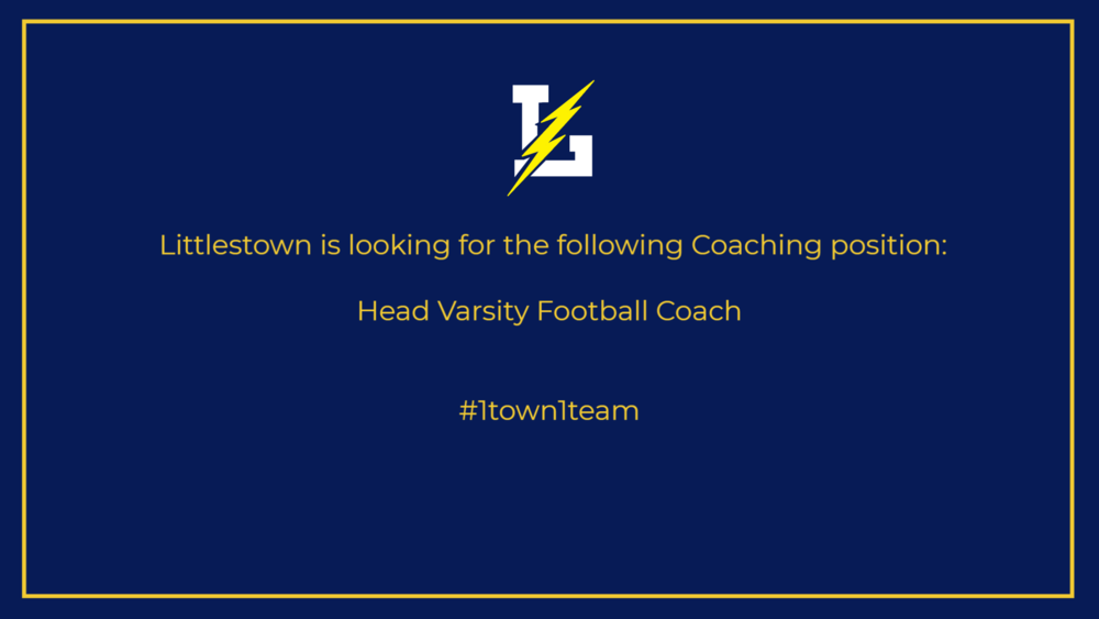 Head Varsity Football Coach vacancy