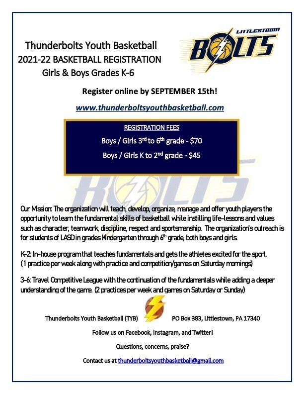 Youth Basketball Registration