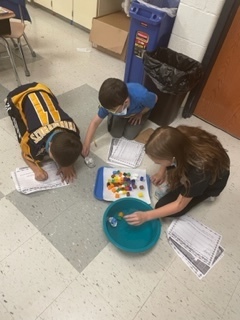 students making boat