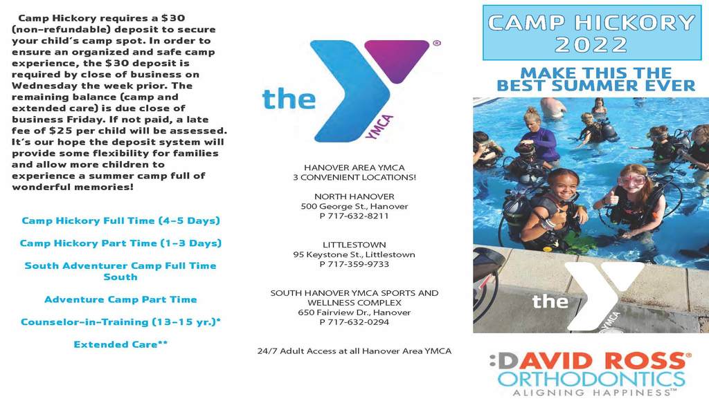 YMCA Summer Camps Page 1