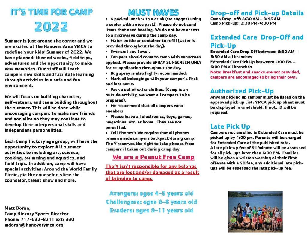 YMCA Summer Camps Page 2