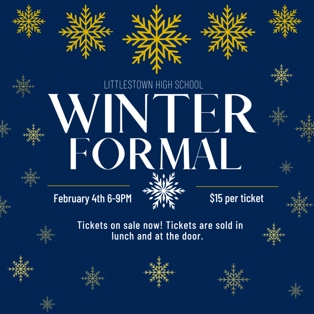 LHS Winter Formal- tickets on sale now!