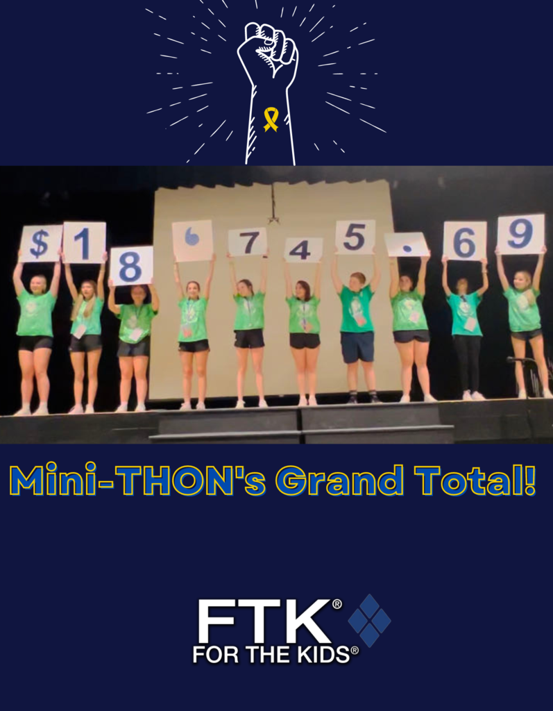 Mini-THON's Grand Total! Thank you for your support! 