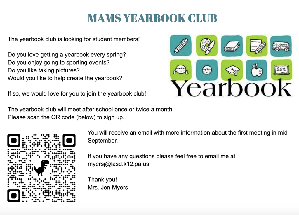 MAMS Yearbook Club