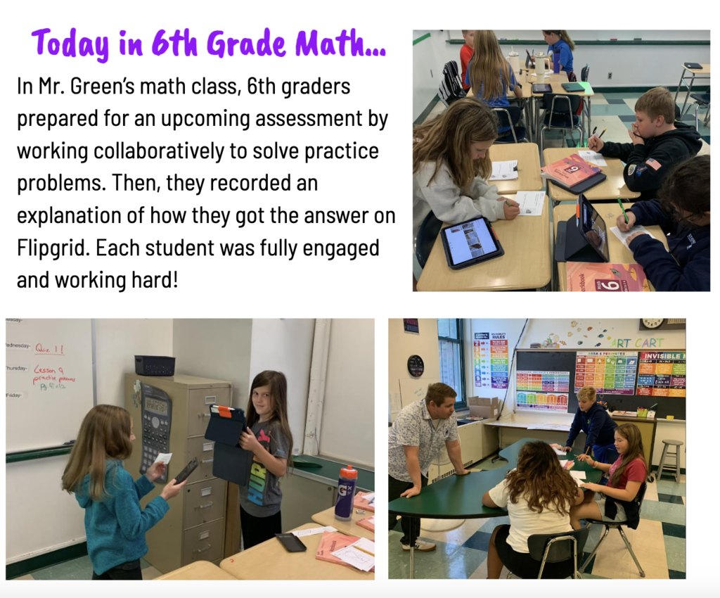 6th grade Math Class